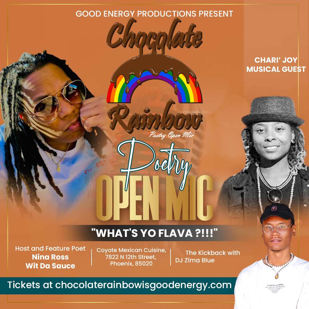 Chocolate Rainbow Poetry Open Mic