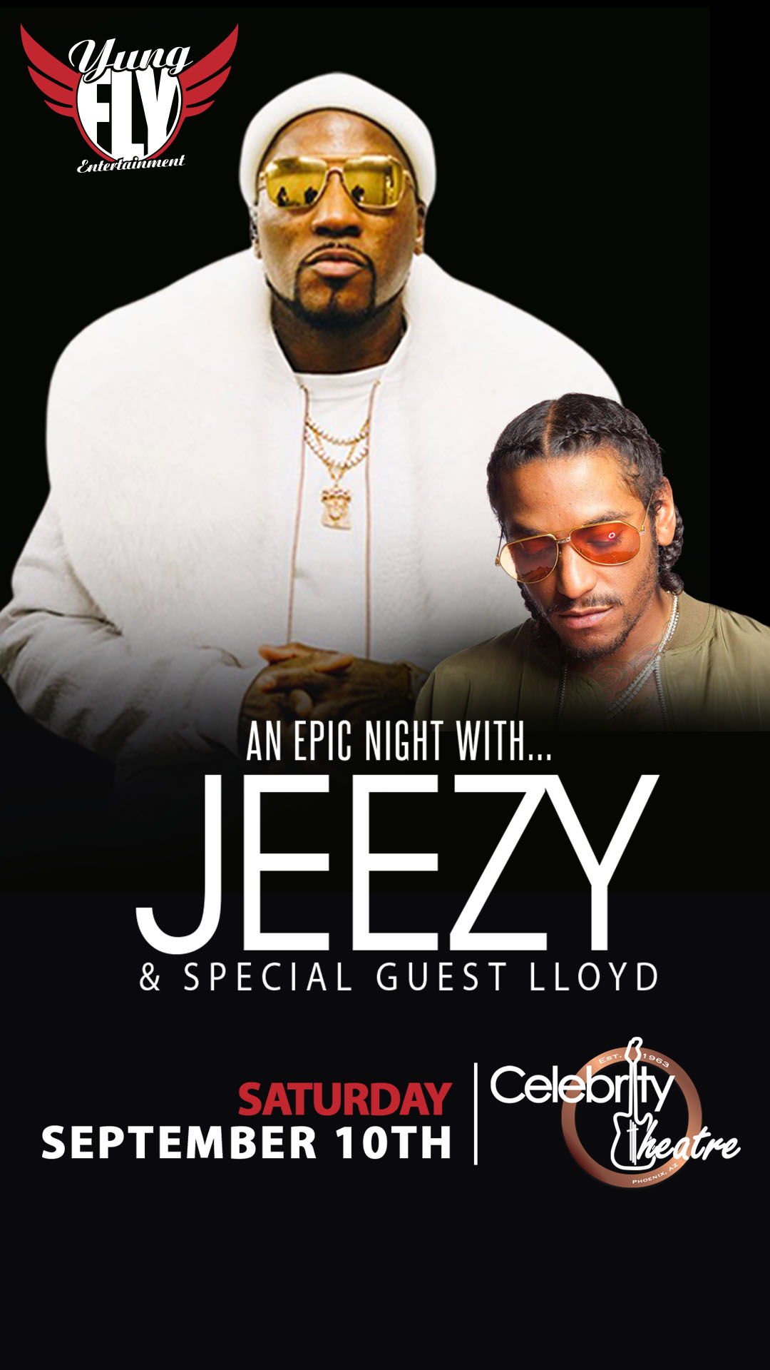 Rapper Jeezy, R&B Singer Lloyd Coming to Phoenix’s Celebrity Theatre on September 10 for an Epic Night