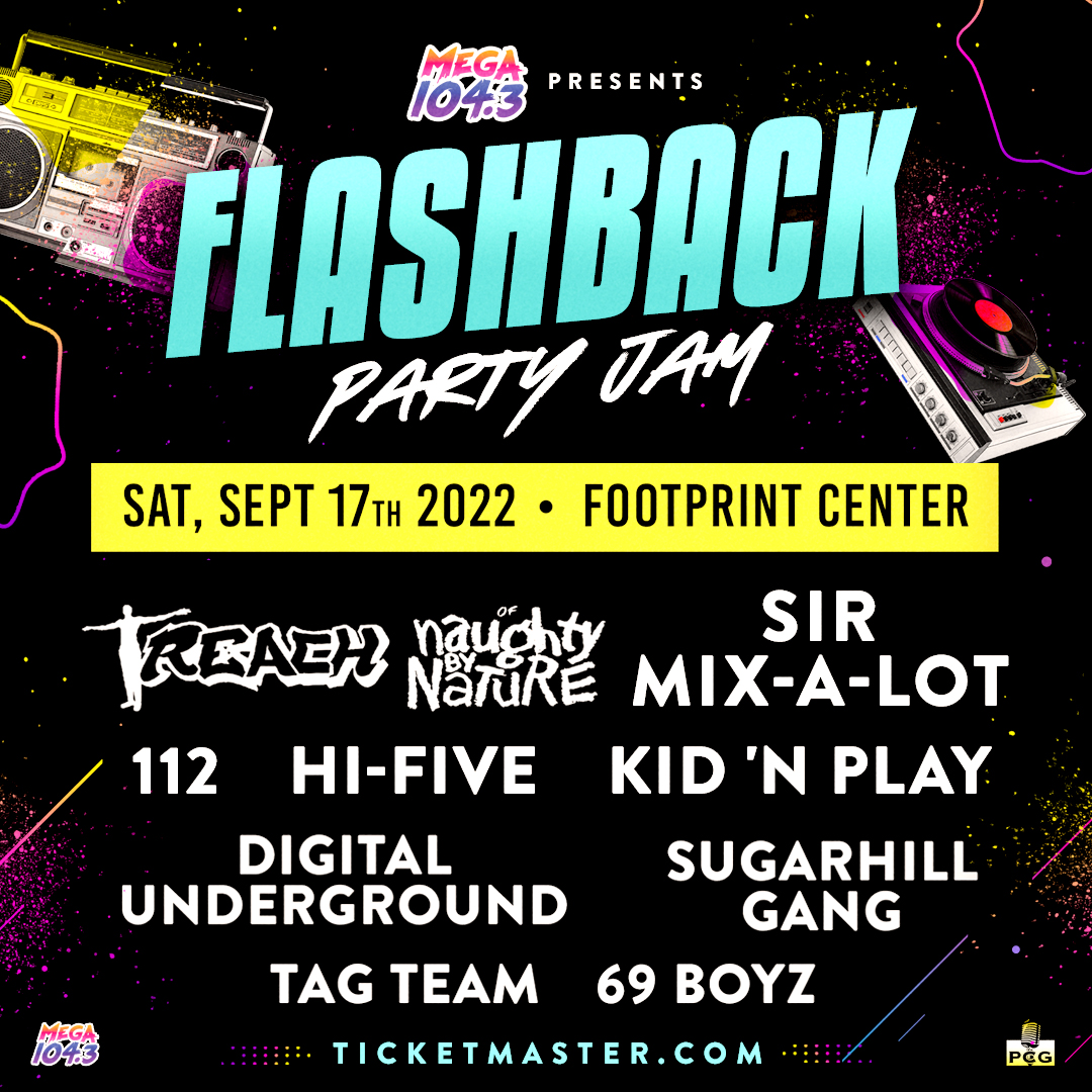 Mega 104.3 Present Flashback Party Jam Starring Naughty by Nature, Kid ‘n Play in Phoenix on September 17