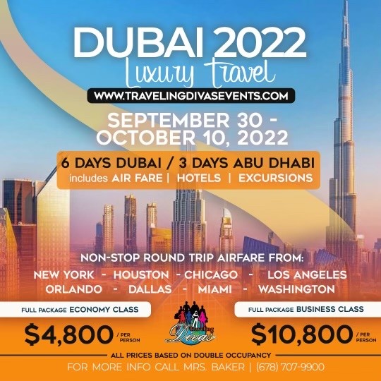 Join Traveling Divas for a Luxury Trip to Dubai, Abu Dhabi on September 30-October 10