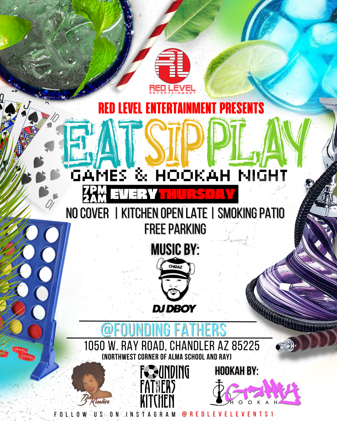 Red Level Entertainment Presents Eat | Sip | Play Game Night on Thursdays in Chandler