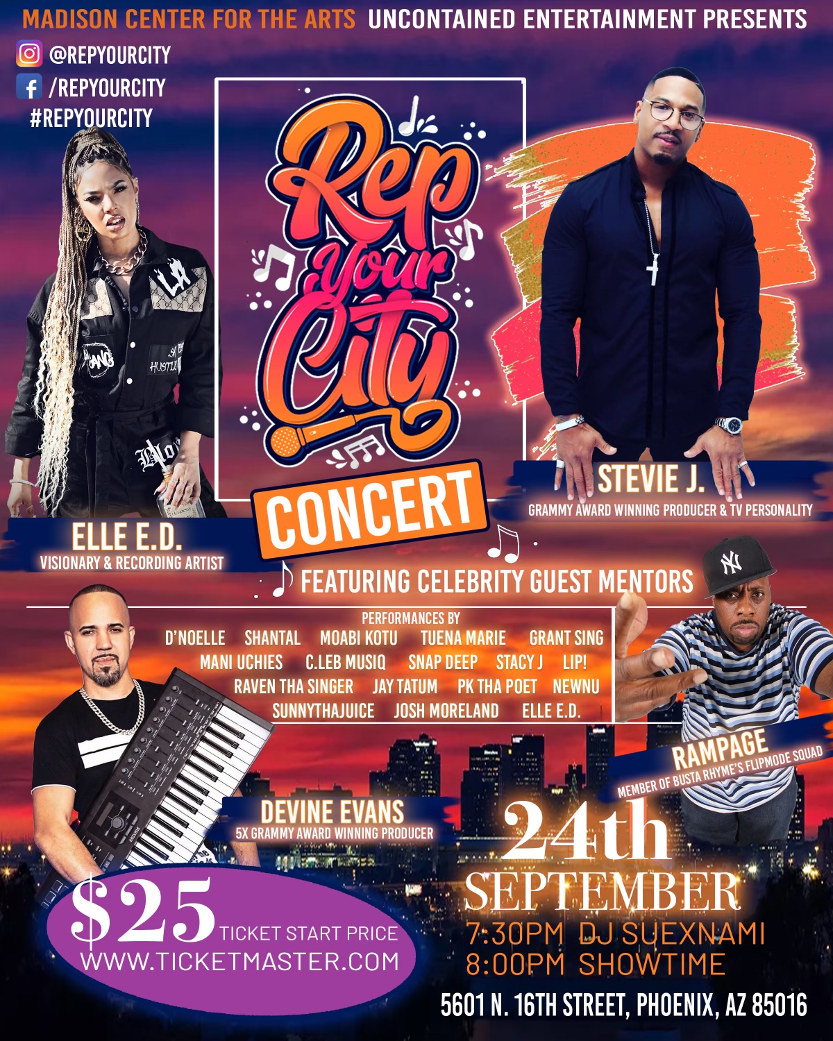Don’t Miss the Rep Your City Concert in Phoenix on September 24