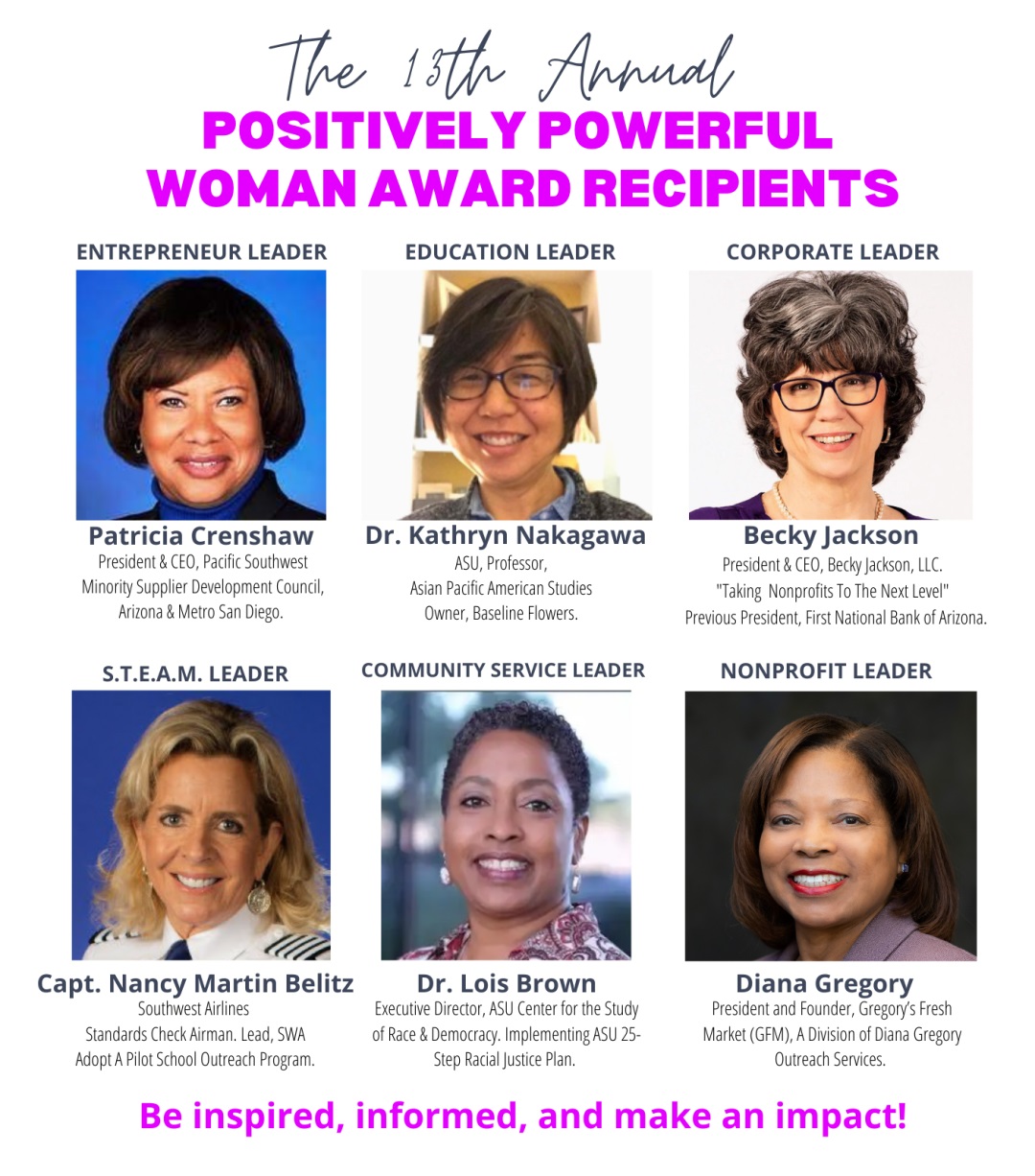 Positively Powerful Woman Awards at ASU 365 Community Union in Tempe on October 28