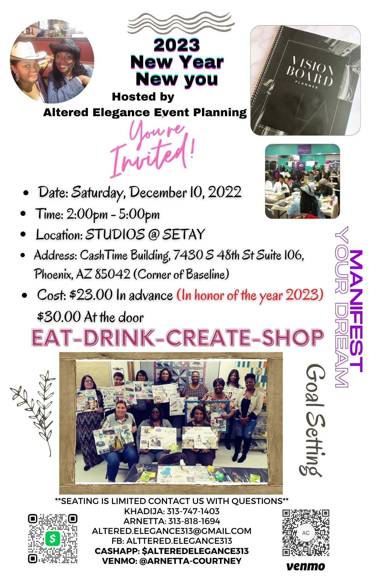 Vision Board Party in Phoenix on December 10