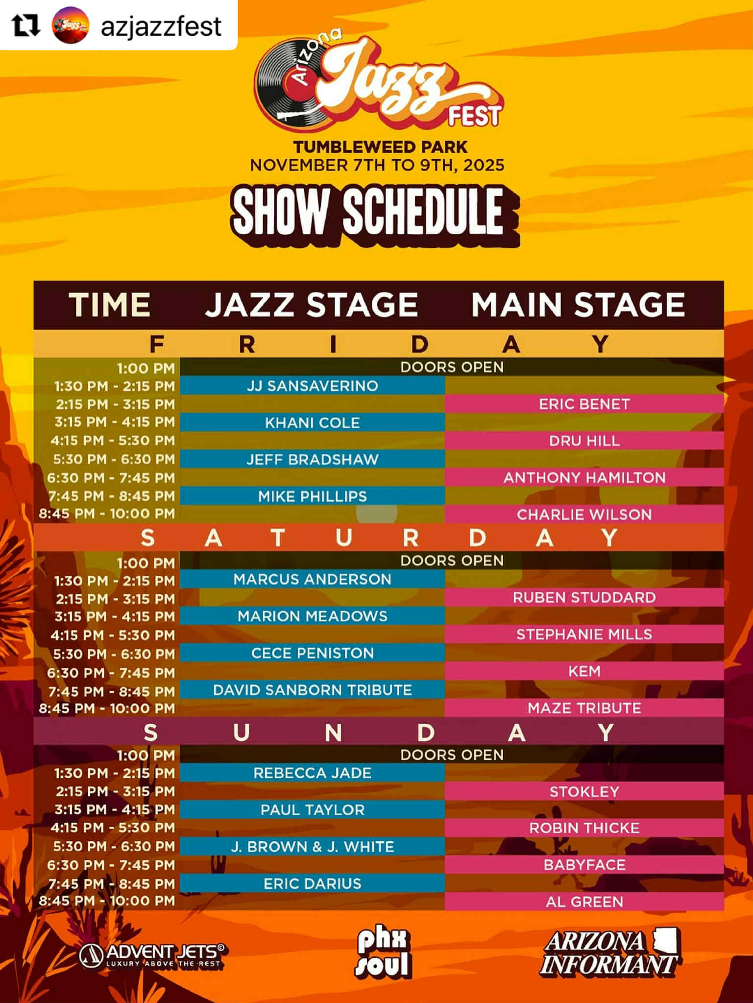 Arizona Jazz Festival - Nov. 2025