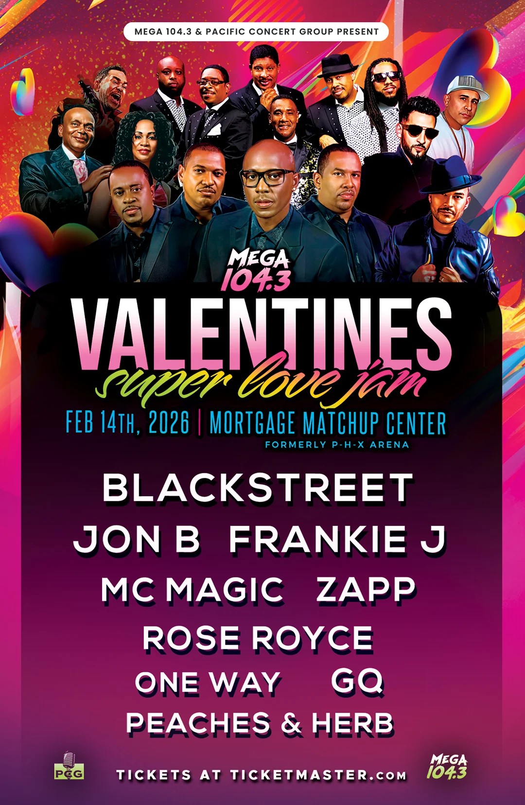 PhxSoul.com: Mega 104.3 Valentines Super Love Jam in Phoenix on
